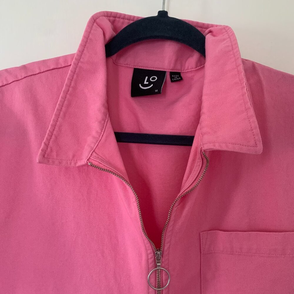 Lazy Oaf Bubblegum Pink Romper sL